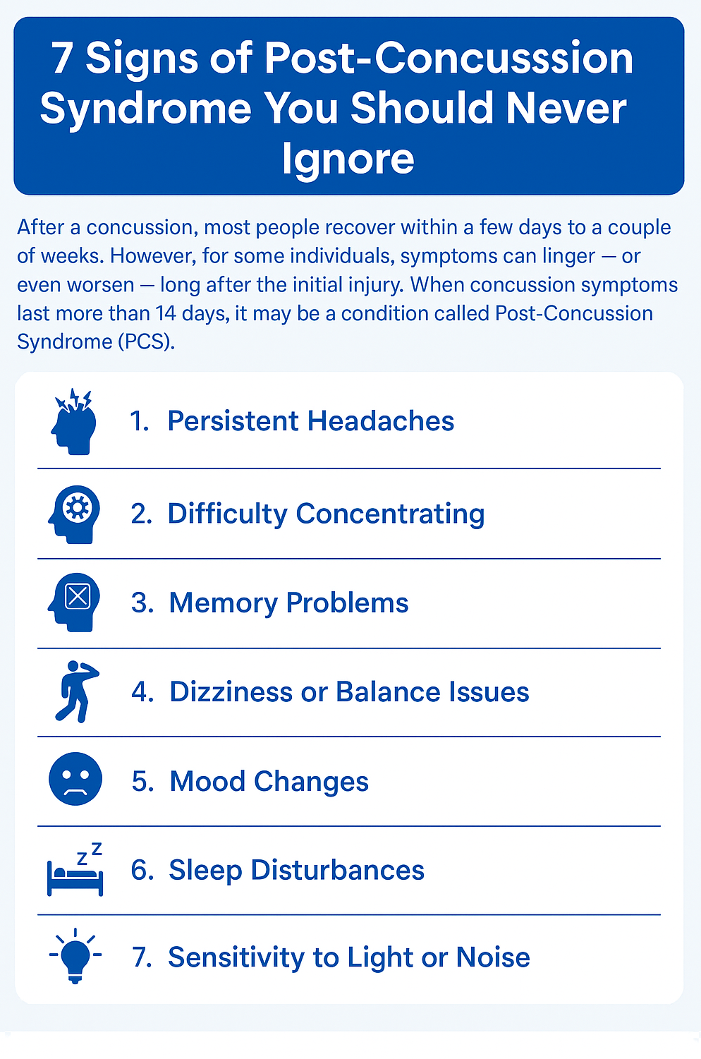 Post Concussion Syndrome Treatment in Regain Rehab